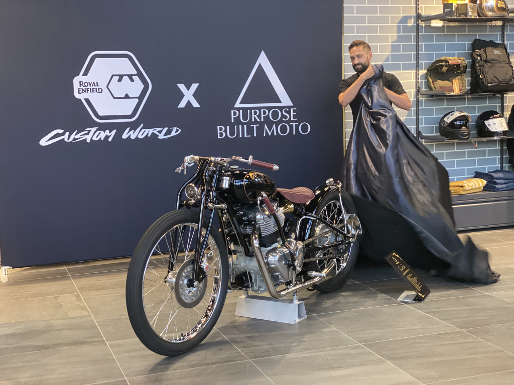 Custom-bike builder Tom Gilroy whips the cover off Project Delta